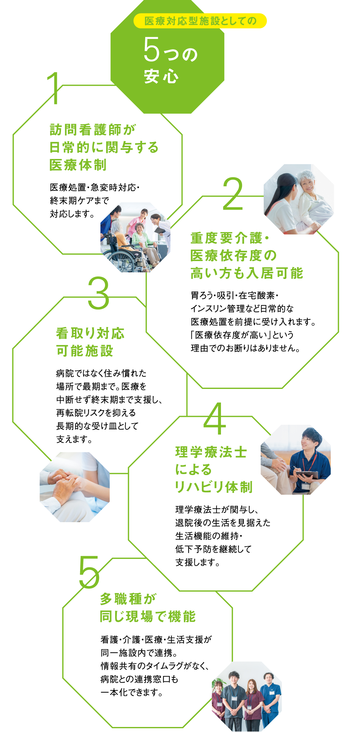 株式会社エルクラフト医療対応型施設としての5つの安心
